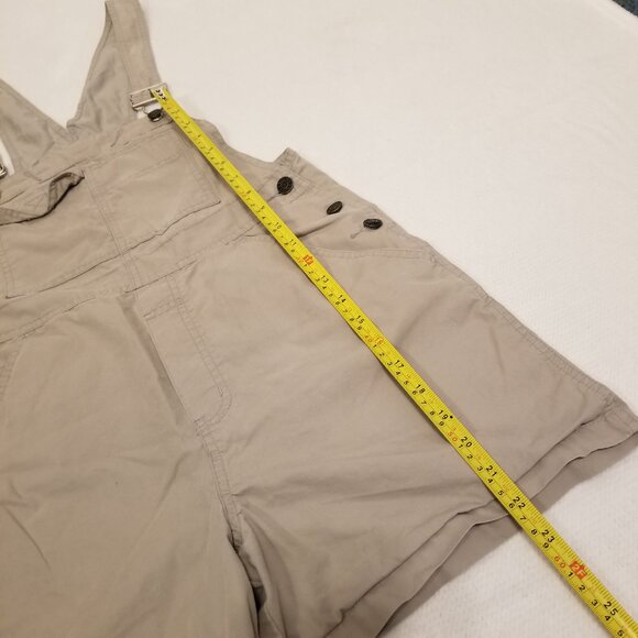 Vintage Urban Star Originals Grey Overall Shorts Cotton Small Women Dungarees - Picture 7 of 7